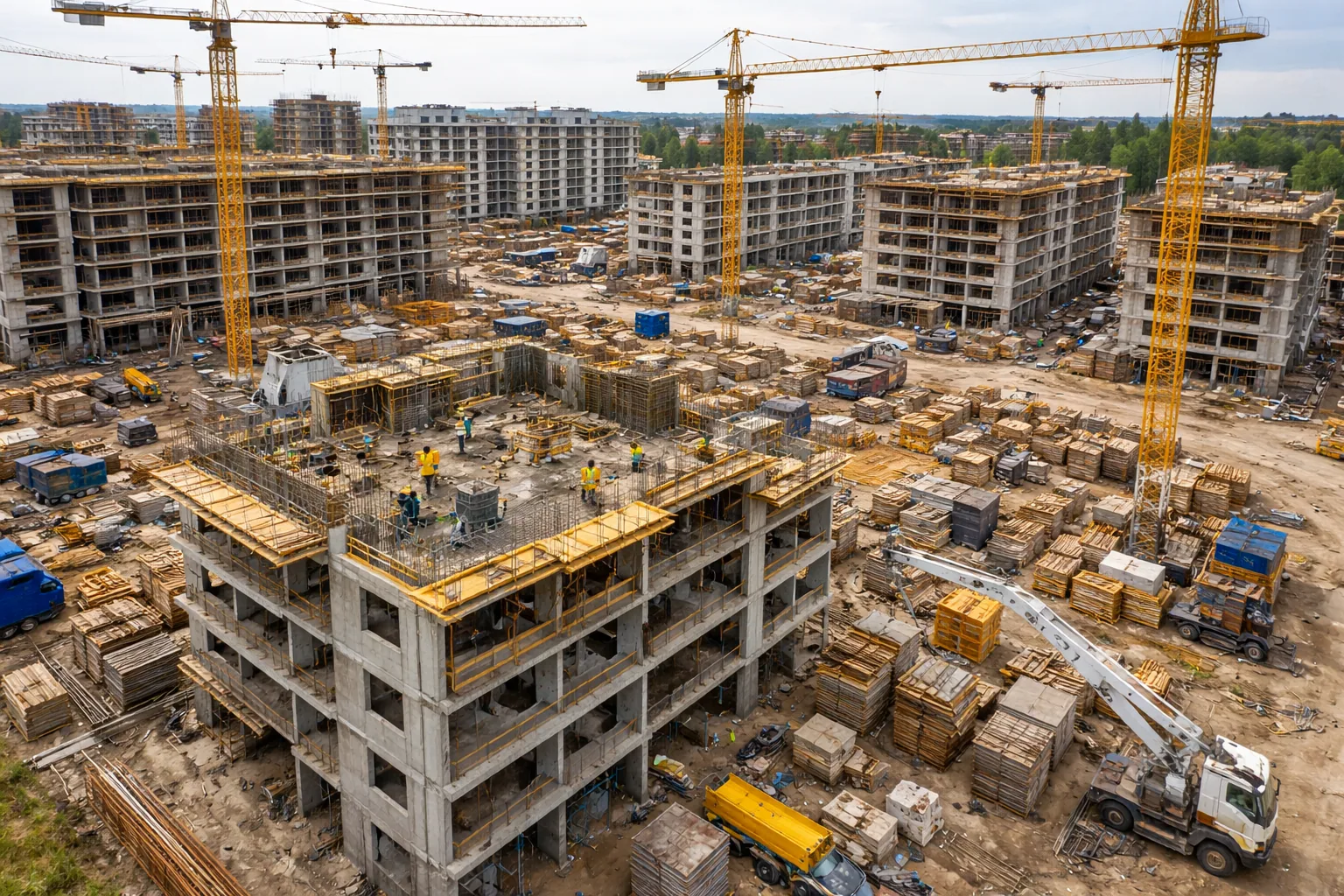 Monitoraggio cantieri dall'alto